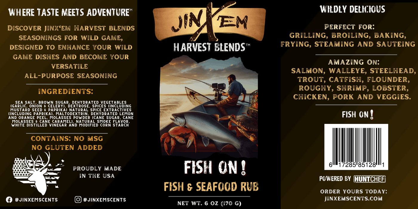Fish On - Fish & Seafood Rub Jinx'em Scents