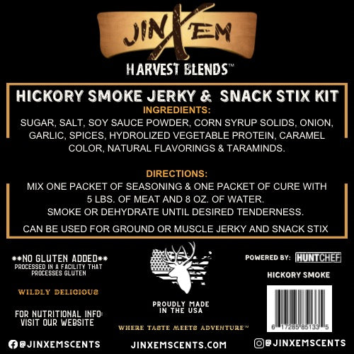 Hickory Smoke Jerky & Snack Stix Kit Jinx'em Scents