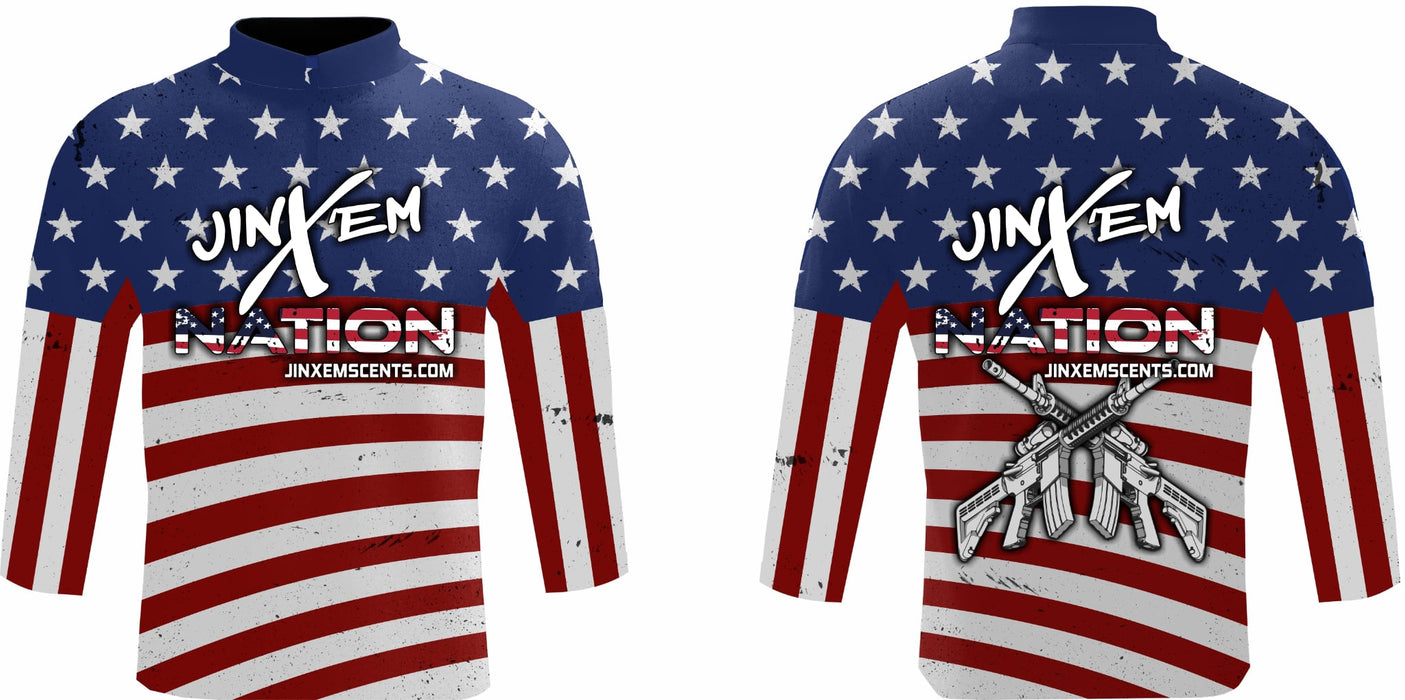 Women's Jinx'em Nation Shooter Shirt Pew Pew