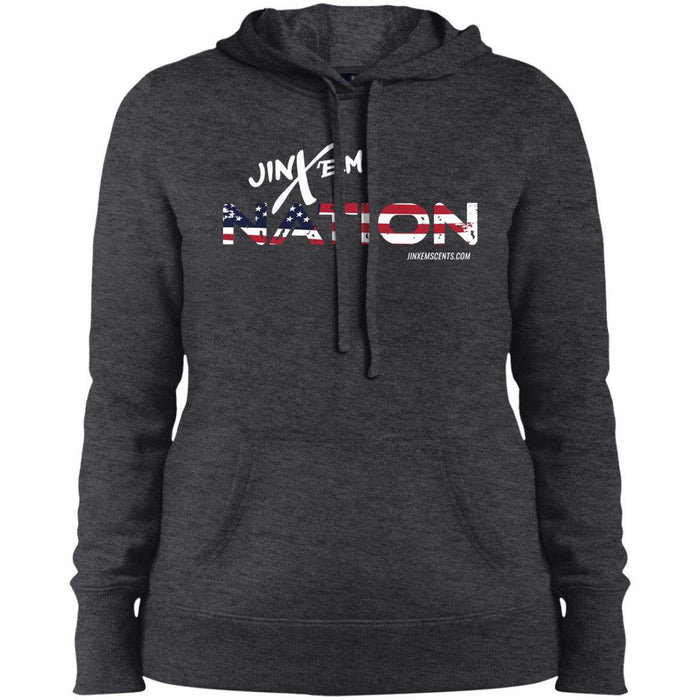Jinx'em Nation Ladies' Pullover Hooded Sweatshirt Jinx'em Scents
