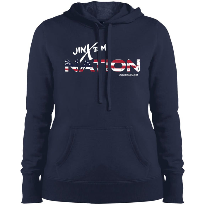 Jinx'em Nation Ladies' Pullover Hooded Sweatshirt Jinx'em Scents