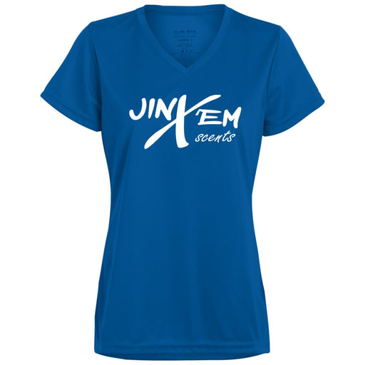 Ladies’ Moisture-Wicking V-Neck Tee Jinx'em Scents