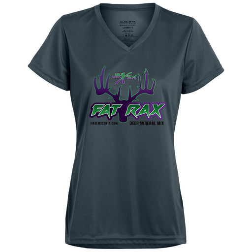 Ladies’ Moisture-Wicking V-Neck Tee Jinx'em Scents