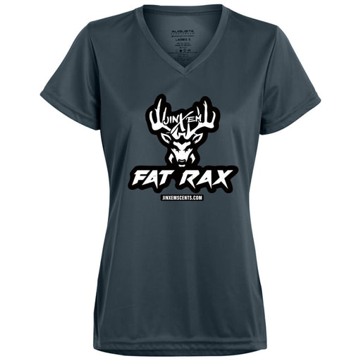 Ladies’ Moisture-Wicking V-Neck Tee Jinx'em Scents