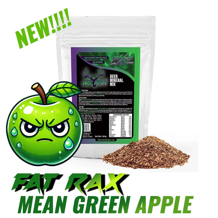 Fat Rax Deer Mineral - Mean Green Apple