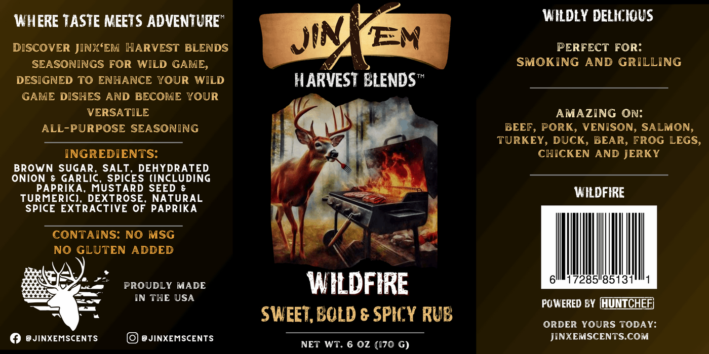 Wildfire - Sweet, Bold, & Spicy Rub Jinx'em Scents