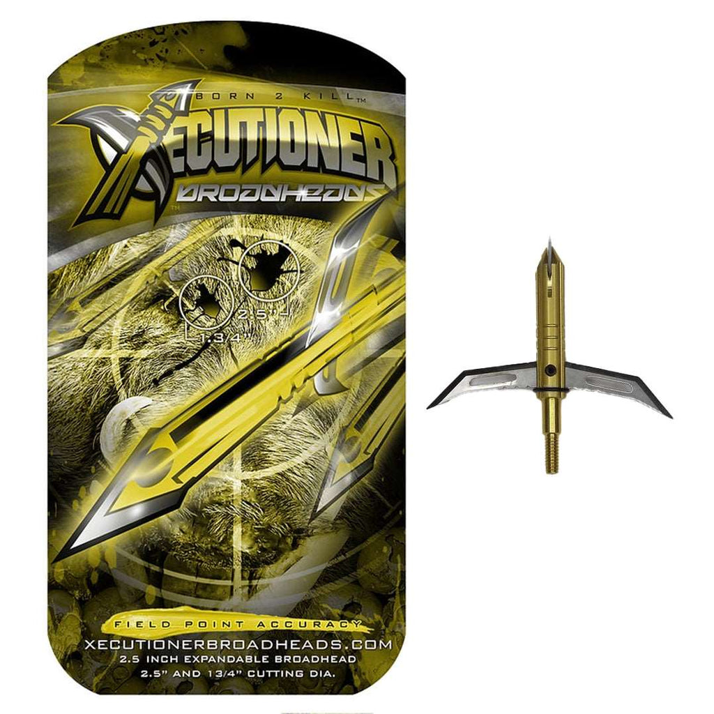 Xecutioner Expandable Broadhead in Yellow